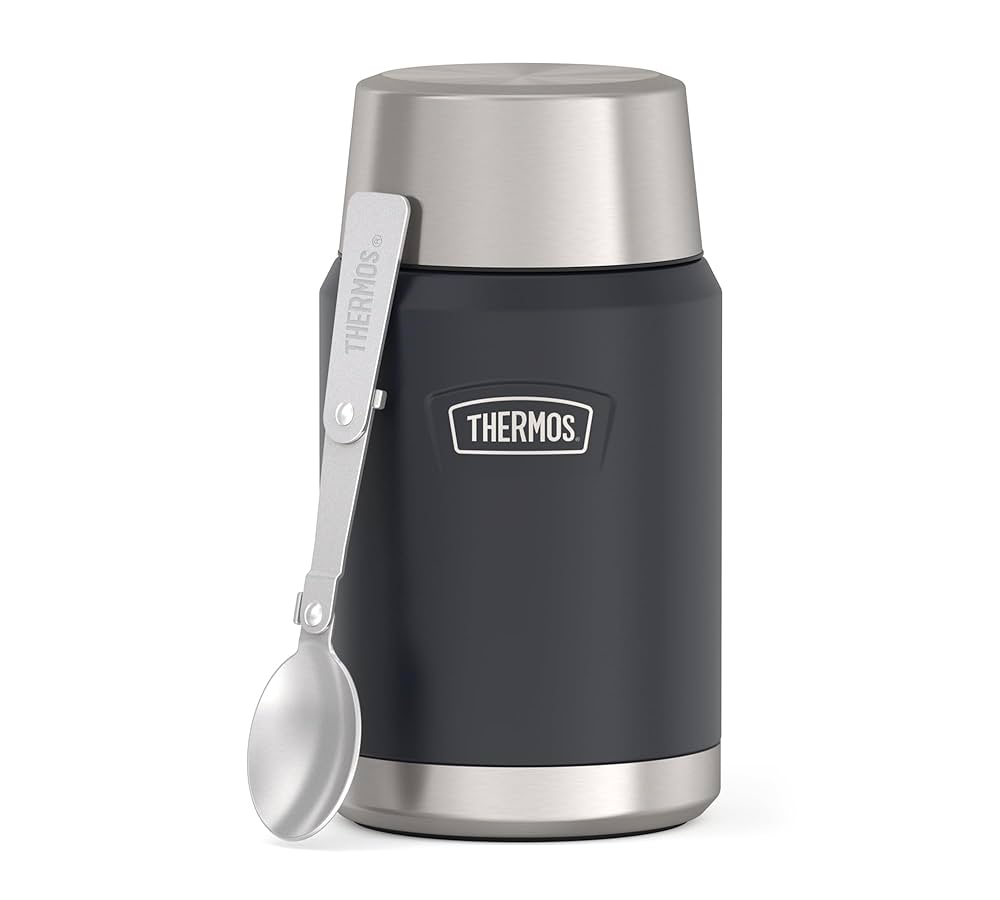 Thermos ICON Food Jar 0,71 l, ciemnoszary/grafitowy matowy
